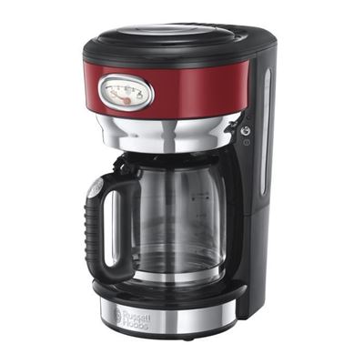 Russell Hobbs Retro Cafetera Cinta Roja