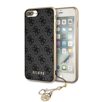 Guess Carcasa Colección Monograma iPhone X / XS Rígida Bumper, Negra