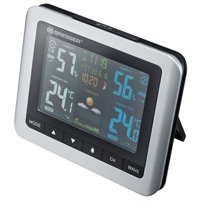 Estación meteorológica con Pantalla multicolor MeteoTemp WTM Bresser