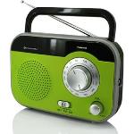 Lenco Ices Impr112 color verde con usb green radio de litio led fm rojo