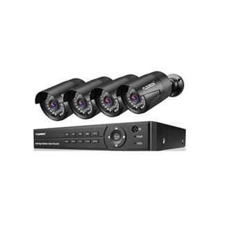 Kit de Seguridad de Cámara Floureon 1 X 8CH Negro