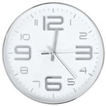 Reloj de pared vidaXL, 30 cm Plata
