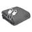 Calienta Camas Eléctrico Camry CR 7417 doble 150 x 160 cm 8 Niveles Temperatura, Temporizador, Lavable, Forro Polar Gris, 120W_0