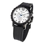 Reloj Bogey BSFS006WBBK Para Hombre Analógico de cuarzo con correa de Caucho y Nylon