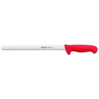 Cuchillo Para Salmón Arcos Colour - Prof 293322 De Acero Inoxidable Y Mango Ergonómico - Rojo