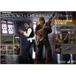 Figura Star Wars - Estatua Chewbacca y han 1:6