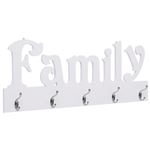 Perchero de pared FAMILY 74x29,5 cm vidaXL