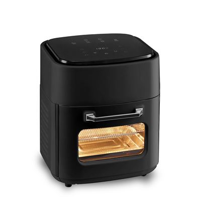 Freidora De Aire Dam Jd-989 2 En 1 Con Horno 15l 1800w Táctil Negro