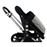 Saco universal Janabebé para silla de coche de abrigo polar Black Rayo_2