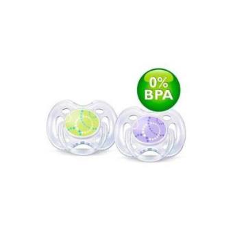 Chupetes Ventilados Decorados-Silicona 0-6 Meses