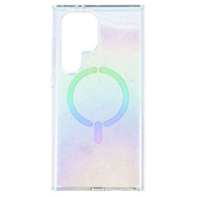 La Casa De Las Carcasas Gris Funda Purpurina Compatible Con Magsafe Para Samsung Galaxy S24 Ultra