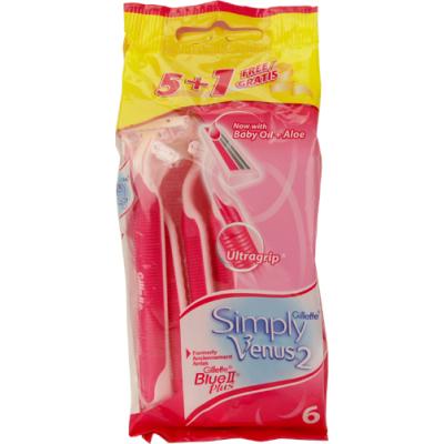 Maquinilla Desechable Gillette Venus Simply Woman 5 +1