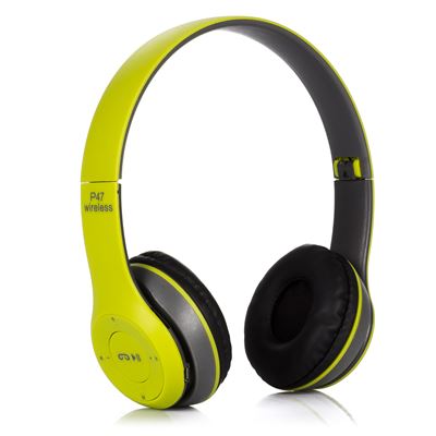 Auriculares Bluetooth 5.0 +edr Con Radio Fm Incorporada Y Lector De Micro Sd Dam P47 Verde