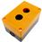 Caja de control de dispositivos eléctricos BeMatik para 2 pulsador o interruptor de 22 mm amarillo_0
