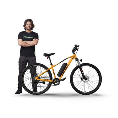 Bicicleta Eléctrica De Montaña Emotorad T-rex Air 29x2.4"" 36v 250wbatería 13ah Frenos De Disco Mecánicos Amarillo