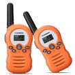 Conjunto de 2 Walkie Talkies Floureon FR388A 8CH PMR446MHZ 2-Way Radio 3300M,Naranja