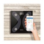 Báscula de baño digital Jocca Bluetooth 8 usuarios Negro