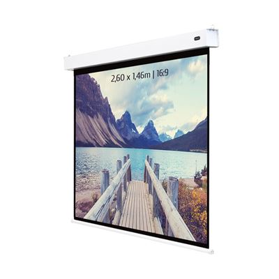 Pantalla De Proyección Eléctrica Con Batería Kimex 047-1515 - 2,60 X 1,46m - Formato 16:9