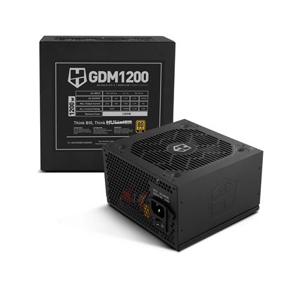 Nox Xtreme Products Negro Nox Hummer Gdm 1200W Gold – Fuente De Alimentación Modular Atx 3.1 80 Plus, - Imagen 2