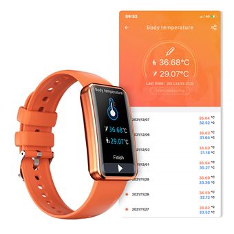 Smartwatch DAM X7 termómetro modo multideportivo monitor de