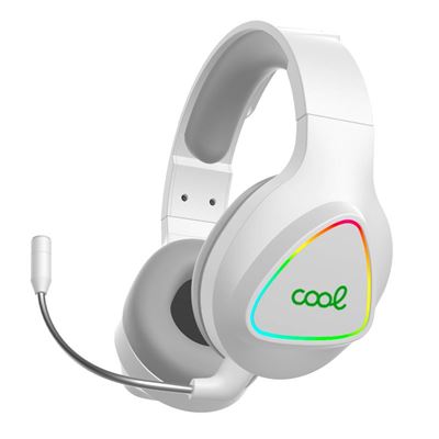 Auriculares Stereo Pc / Ps4 / Ps5 / Xbox Gaming Inalámbricos Cool Leopard 7.1 Blanco