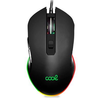 Cool Negro Ratón Usb Gaming Rgb (Iluminación) Austin