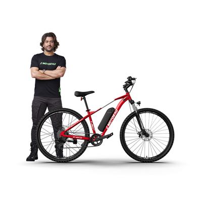 Bicicleta Eléctrica De Montaña Emotorad T-rex Air 29x2.4"" 36v 250wbatería 13ah Frenos De Disco Mecánicos Rojo