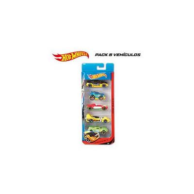 Vehiculo hot Wheels 5u. 1806/1629/1630/1631/1634 - Mattel