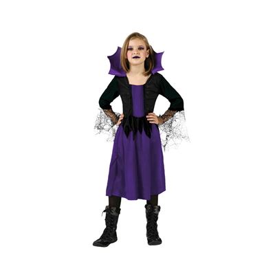 De Niña Disfrazzes bruja con telarañas negro y morado talla 5 6 años atosa 98859 mujer araña 56 mantenga gpz15008