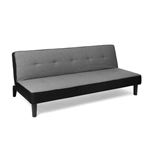 Sofa cama JS Salinas Ares 180 gris-negro