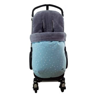 Saco universal Janabebé para silla de coche de abrigo polar Blue Sparkles