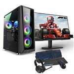 Ordenador de sobremesa PC Racing Pack PC Gaming Amd Ryzen 5 5600G/16GB/256GB SSD + 1TB HDD + Pantalla 24"" FullHD + Teclado + Raton