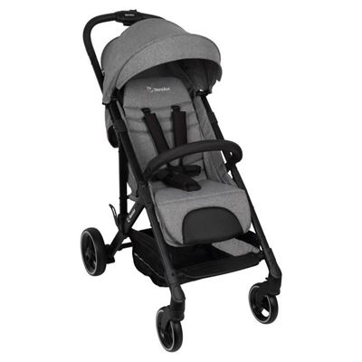 Carrito De Bebé individual renolux compact stroller wink 2 negro y gris cochecito 4