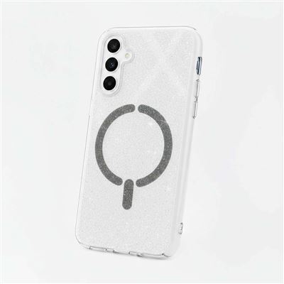 La Casa De Las Carcasas Gris Funda Purpurina Compatible Con Magsafe Para Samsung Galaxy S25