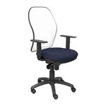 Silla de oficina ergonómica Piqueras y Crespo Modelo Jorquera tejido Bali azul marino 2