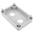 Caja de control de dispositivos eléctricos BeMatik para 2 pulsador o interruptor de 22 mm gris 65mm_3