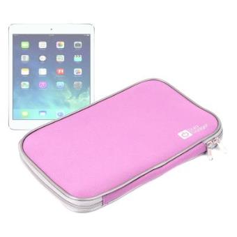 Funda Rosa De Neopreno Con Cremallera Para El Nuevo  Apple iPad Air Wi-Fi + Cellular Gris Espacial y Plata  16GB 32GB 64GB 128GB  Por DURAGADGET - 1