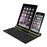 Teclado inalámbrico Portátil con carrete Bluetooth Ipad Rojo_1