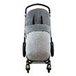 Saco universal Janabebé para silla de coche de abrigo polar White Star