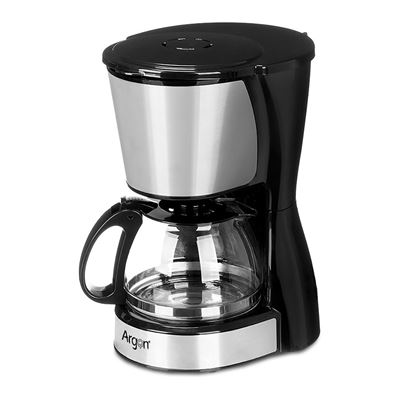 Cafetera De Vaso Argón Con Filtro Y Capacidad De 750ml Para 6 Tazas 550w Negro