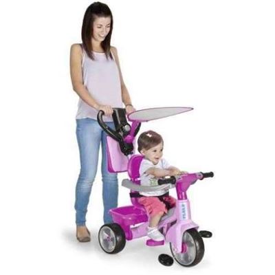 Feber Tryke Baby plus music pink triciclo famosa 800010210 trike