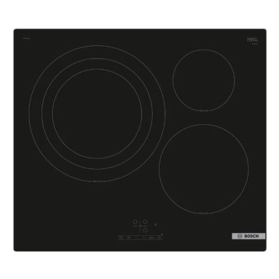 Placa De Inducción Bosch Pid61rbb5e 3 Zonas 50cm Negro