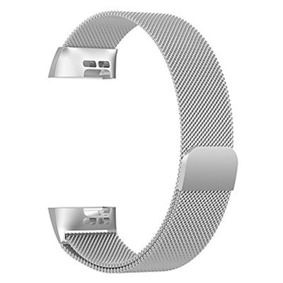 Pulsera Milanese Loop Cierre Magnético Fitbit Charge 3 / Charge 3 Se Silver