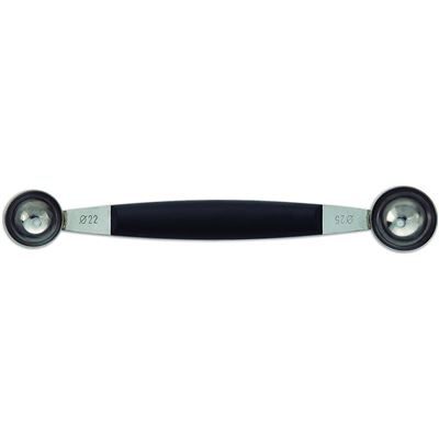 Vaciador Fruta Doble Arcos Negro 22/25 Mm