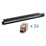 Mcl - Pb-Uni6a/24bn Panel de Parcheo