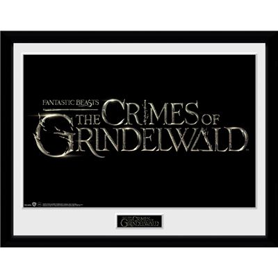Fotografía enmarcada Animales Fantásticos: Los crímenes de Grindelwald Logo 30x40 cm