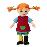 Pippi Calzaslargas cm. 40 3714_0