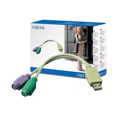 Logilink Adaptador Usb-M A 2X Ps2-H Au0004a