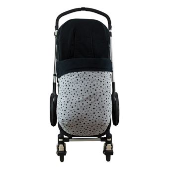 Saco universal Janabebé para silla de coche de abrigo polar Black Star