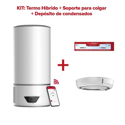 Termo Eléctrico Ariston Lydos Hybrid Wifi 100l+depósito+soporte De Pared